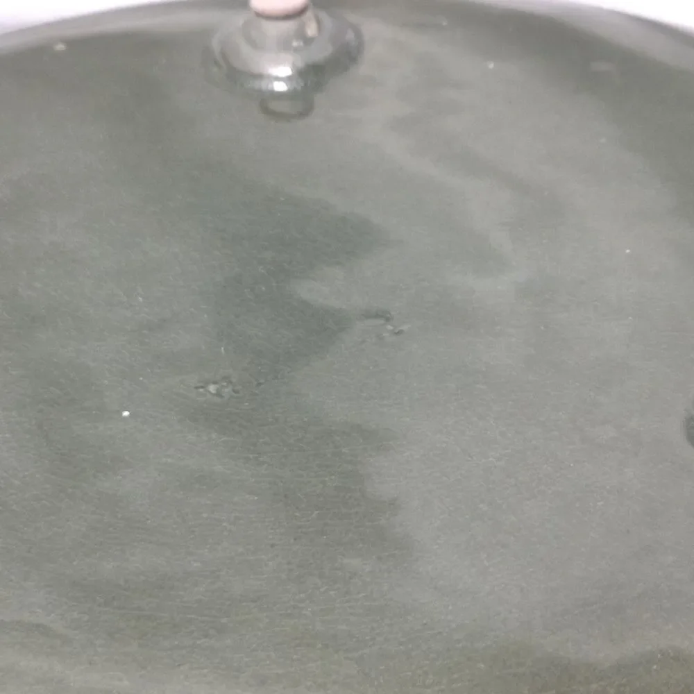 Weller Pottery Green Rosemont Large Shallow Tri-Foot Flower Bowl Plant Dish - Picture 6 of 13